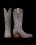 Pair view of The Annie - Charcoal Suede on plain background