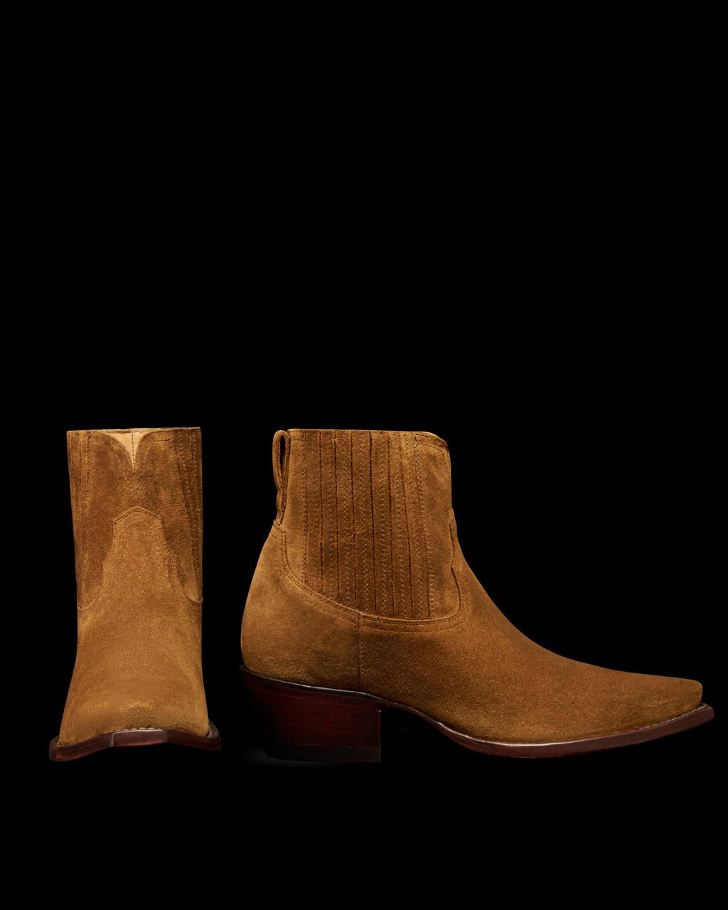 Pair view of The Piper II - Sienna Suede on plain background
