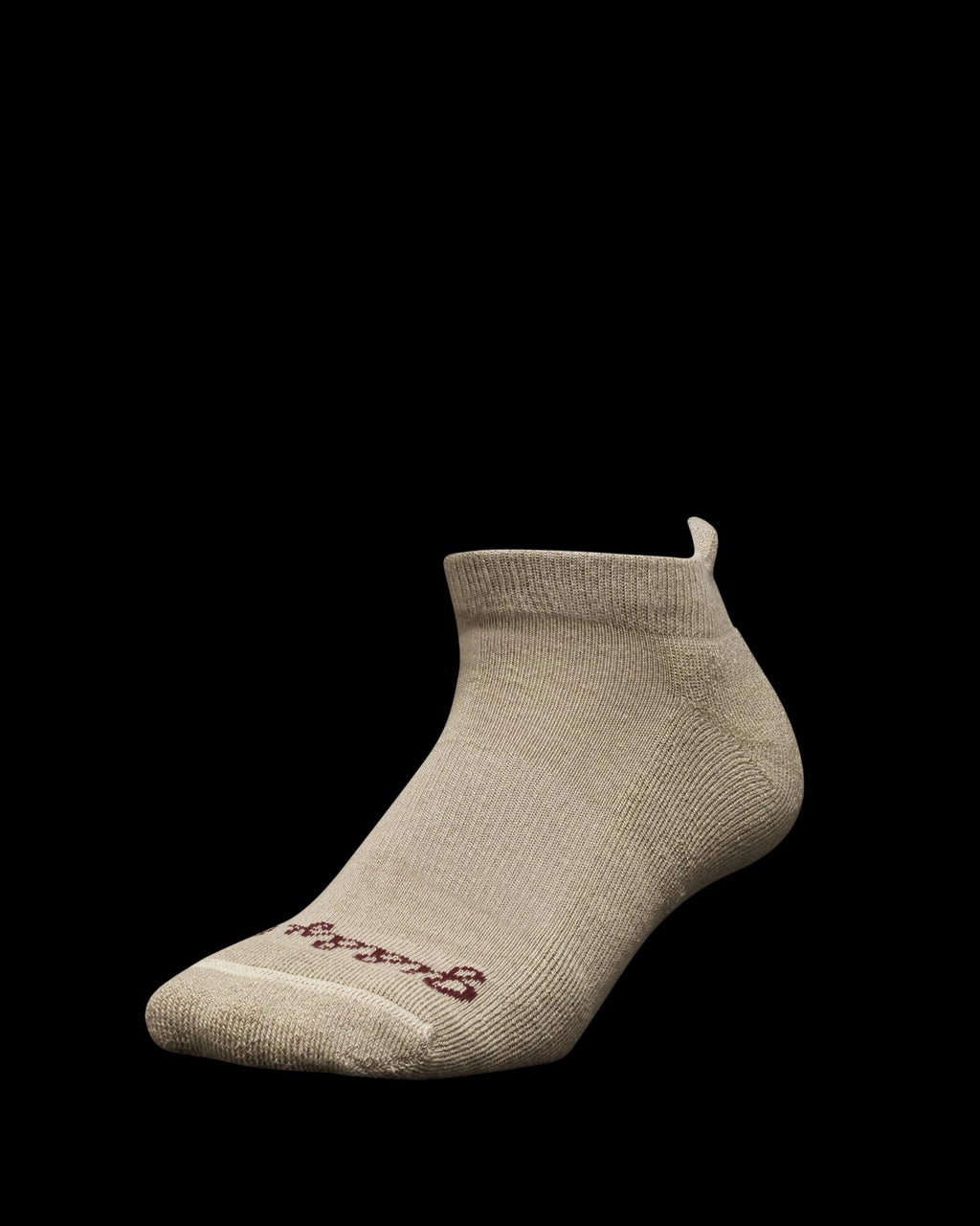 View of Giddy Up Ankle Sock (2-Pack) - Cream / Burgundy