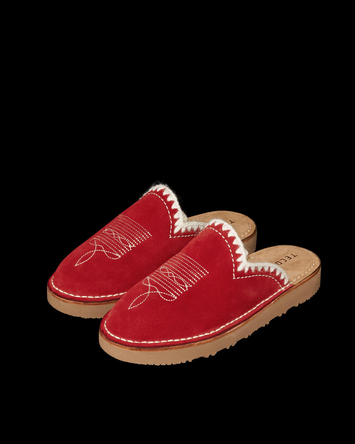Quarterfront view of The Olivia - Cherry on plain background