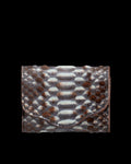 View of Python Card Case - Blue Multi