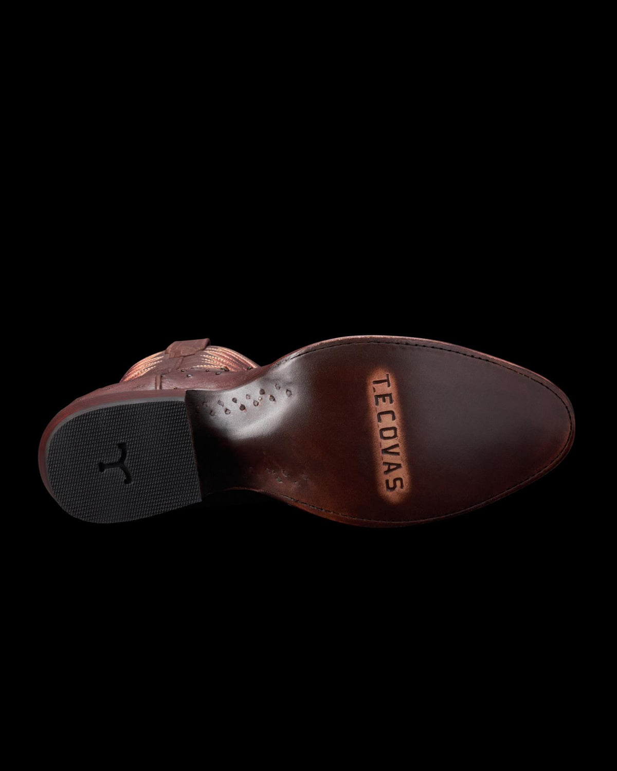 Sole view of The Wyatt II - Mahogany on plain background