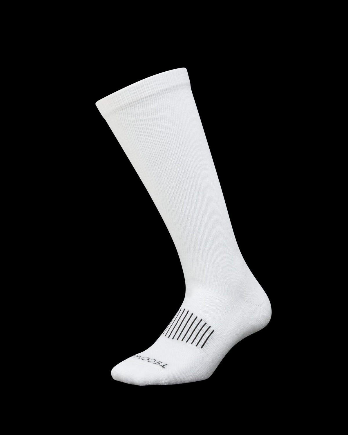 View of Boot Socks - White