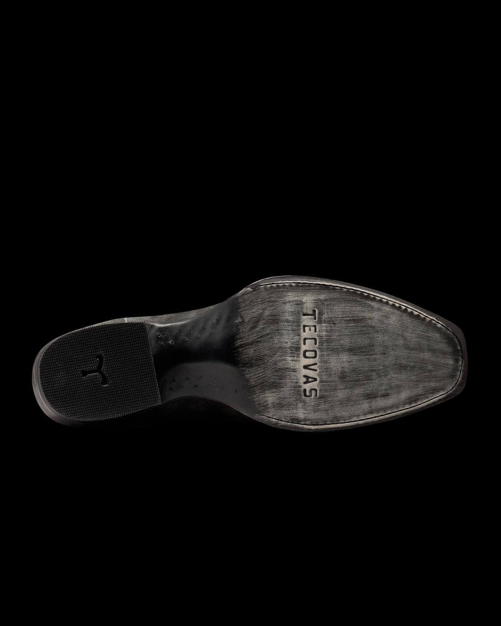 Sole view of The Warren - Gunsmoke Suede on plain background