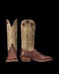 Pair view of The Cody - Mahogany Smooth Ostrich on plain background