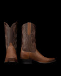 Pair view of The Warren - Vintage Tan Cowhide on plain background