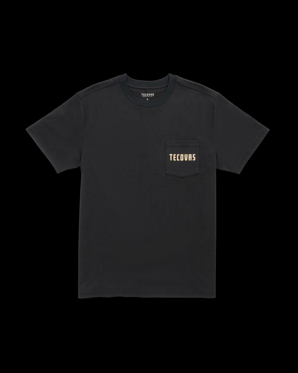 Closeup detail view of Men's the Finest Pocket T-Shirt - Black/Multi