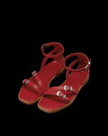 Quarterfront view of The Blakely - Cherry on plain background