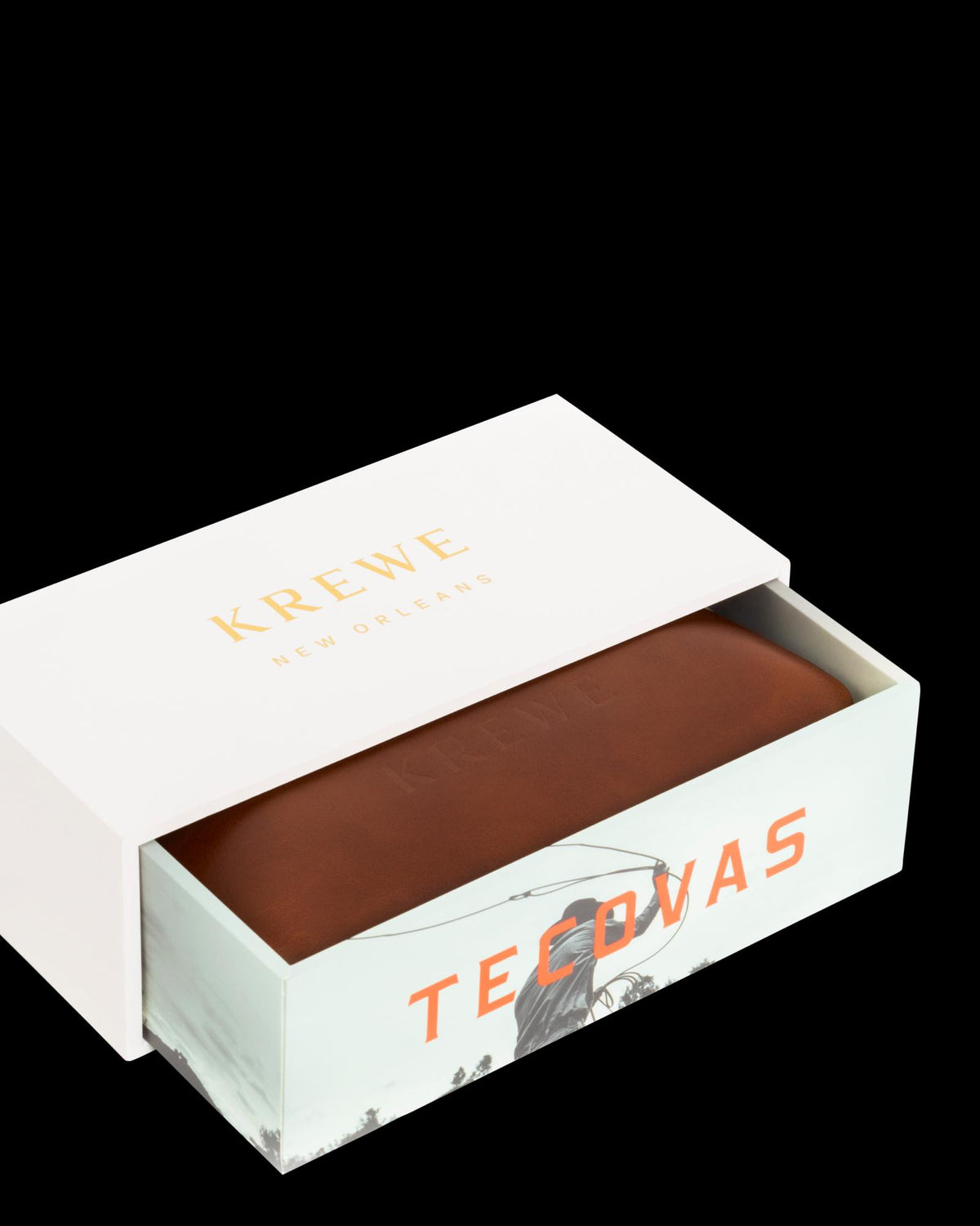 Closeup view of Tecovas x KREWE Vindel - Matte Kombu