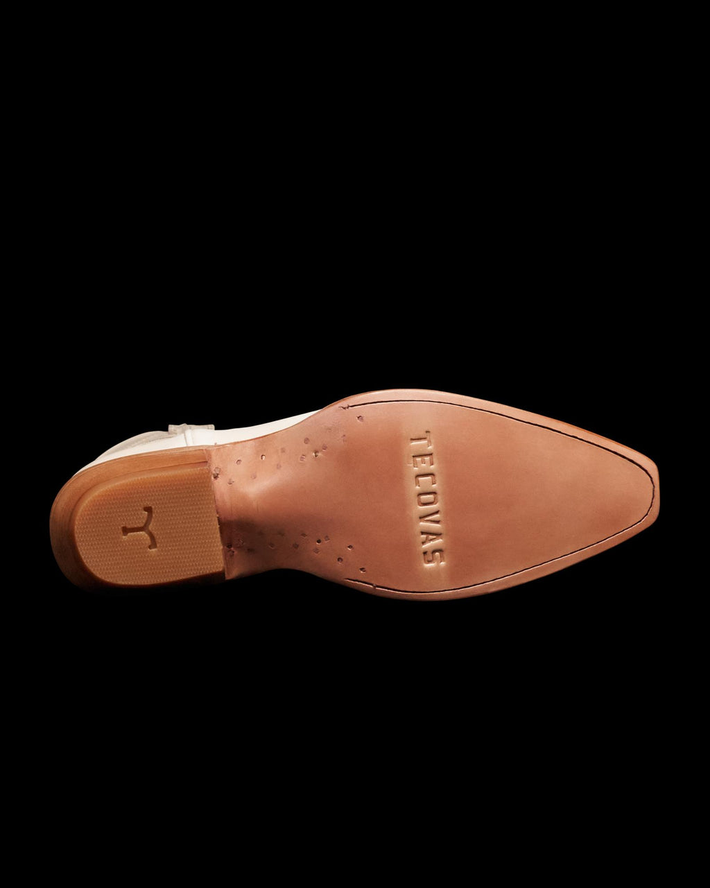 Sole view of The Annie - Bone on plain background