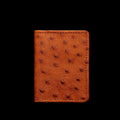 Front view of Bifold Card Case - Pecan on plain background