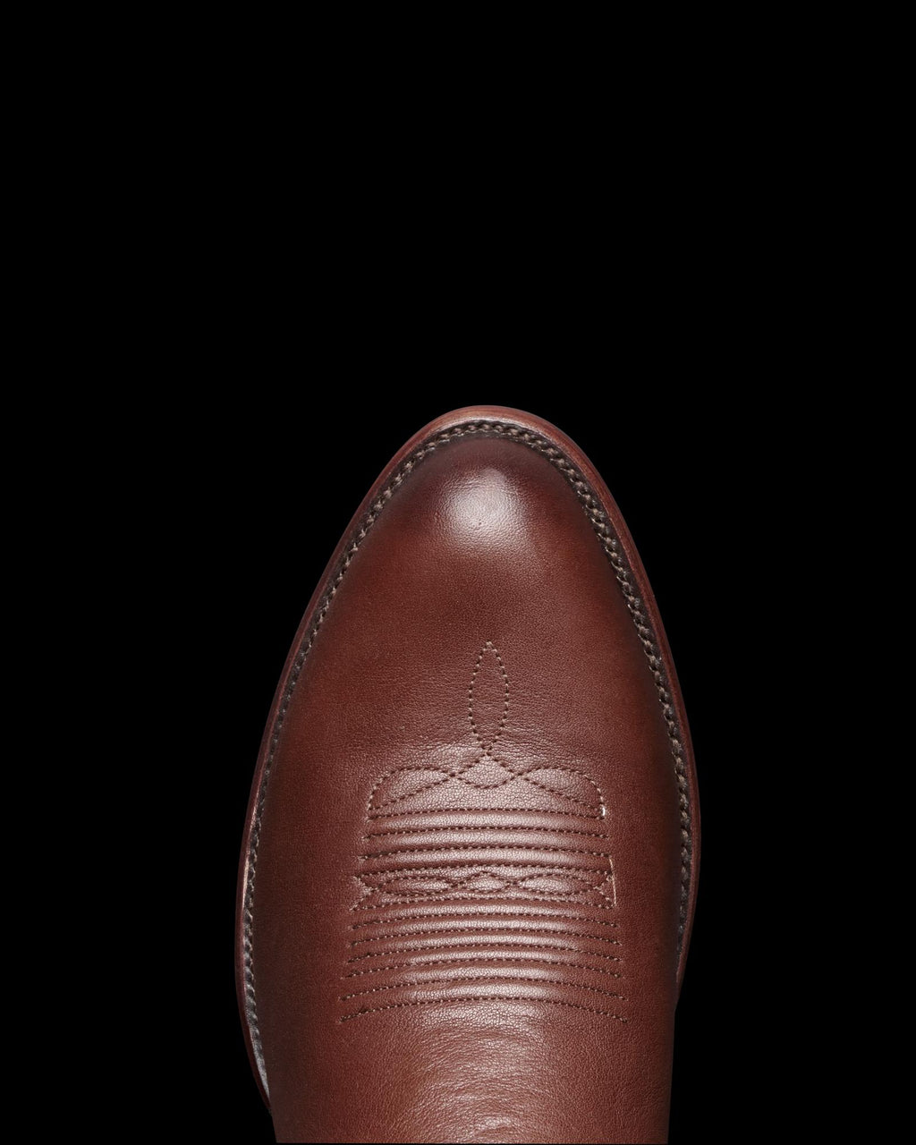 Toe view of The Cartwright - Hazelnut on plain background