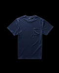 Closeup detail view of Standard Issue Pocket Tee - Navy