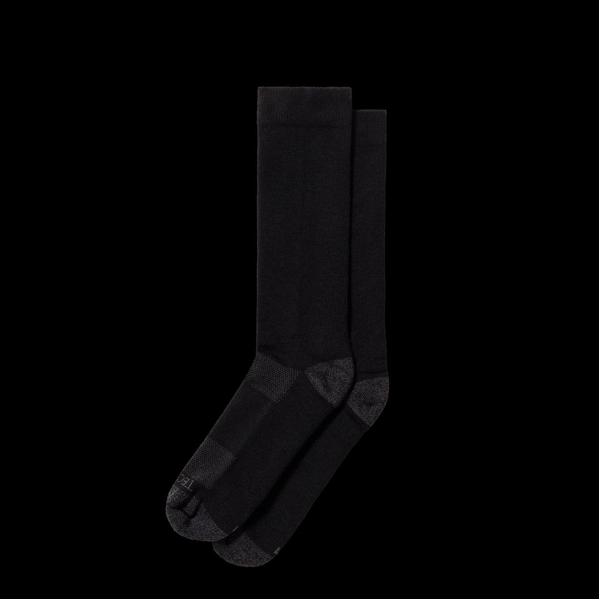 Pair view of Men's Mid-Calf Sock - Midnight on plain background