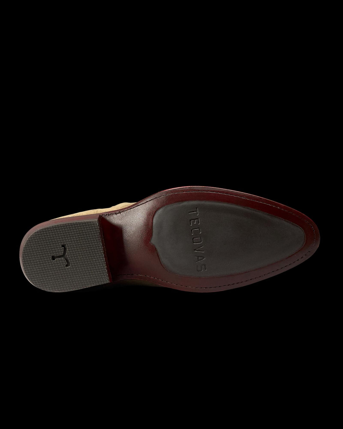Sole view of The Jamie Crossroad - Olivewood Deer Roughout on plain background