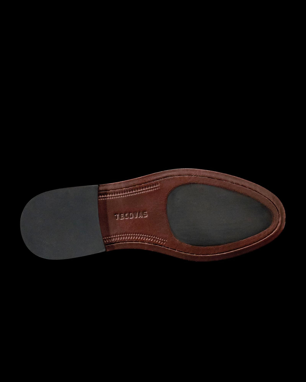 Sole view of The Claire Braid - Midnight on plain background
