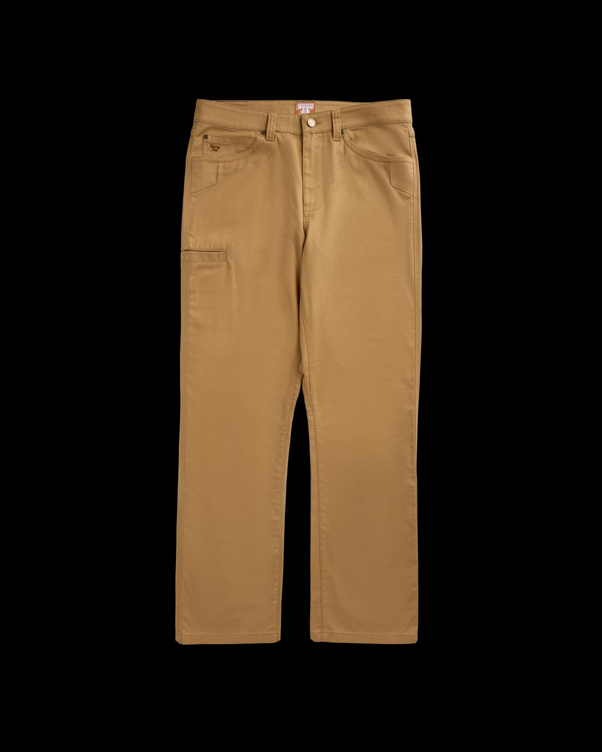 Front view of Men's Work Pant - Desert Tan on plain background