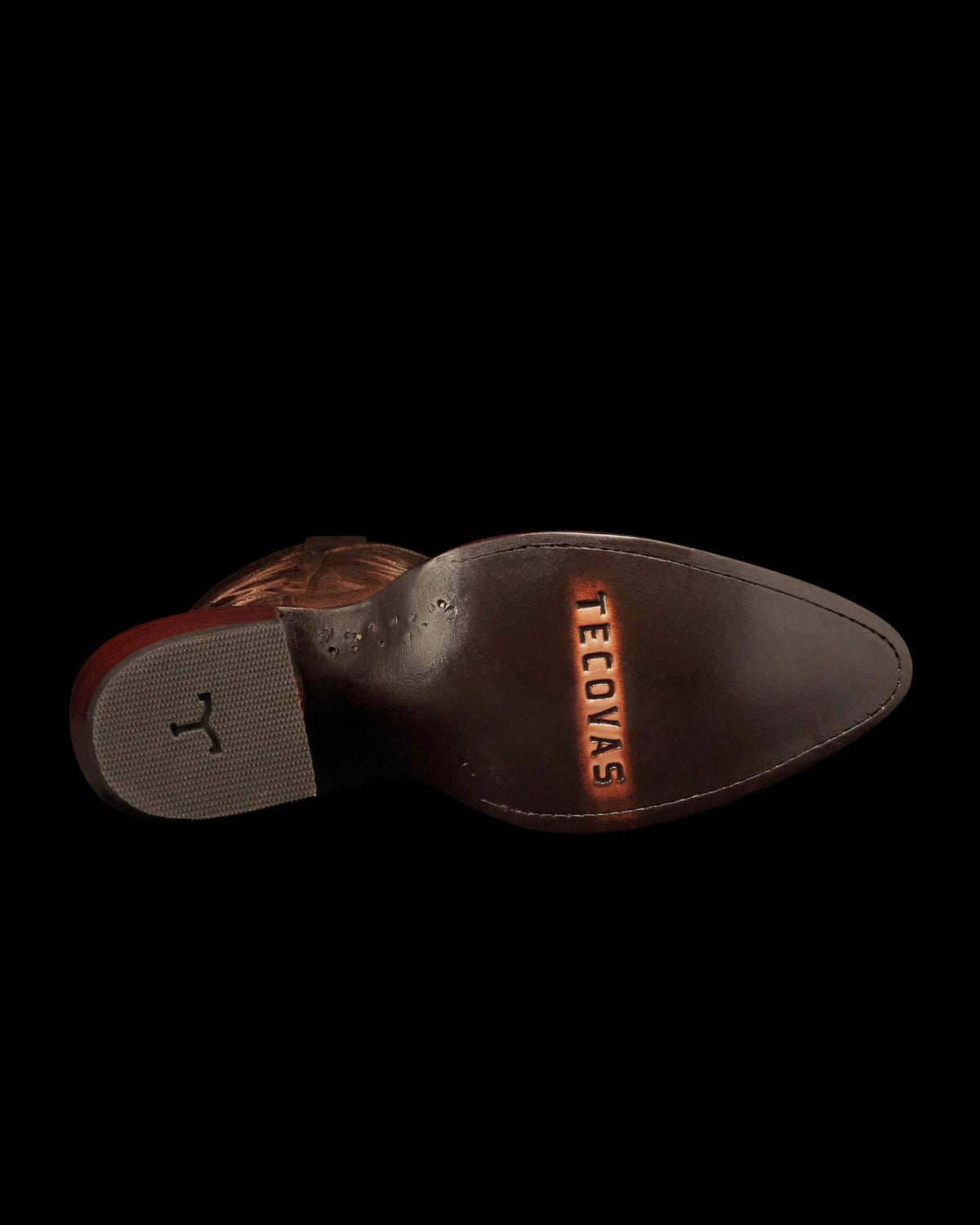 Sole view of The Abby - Mocha Goat on plain background