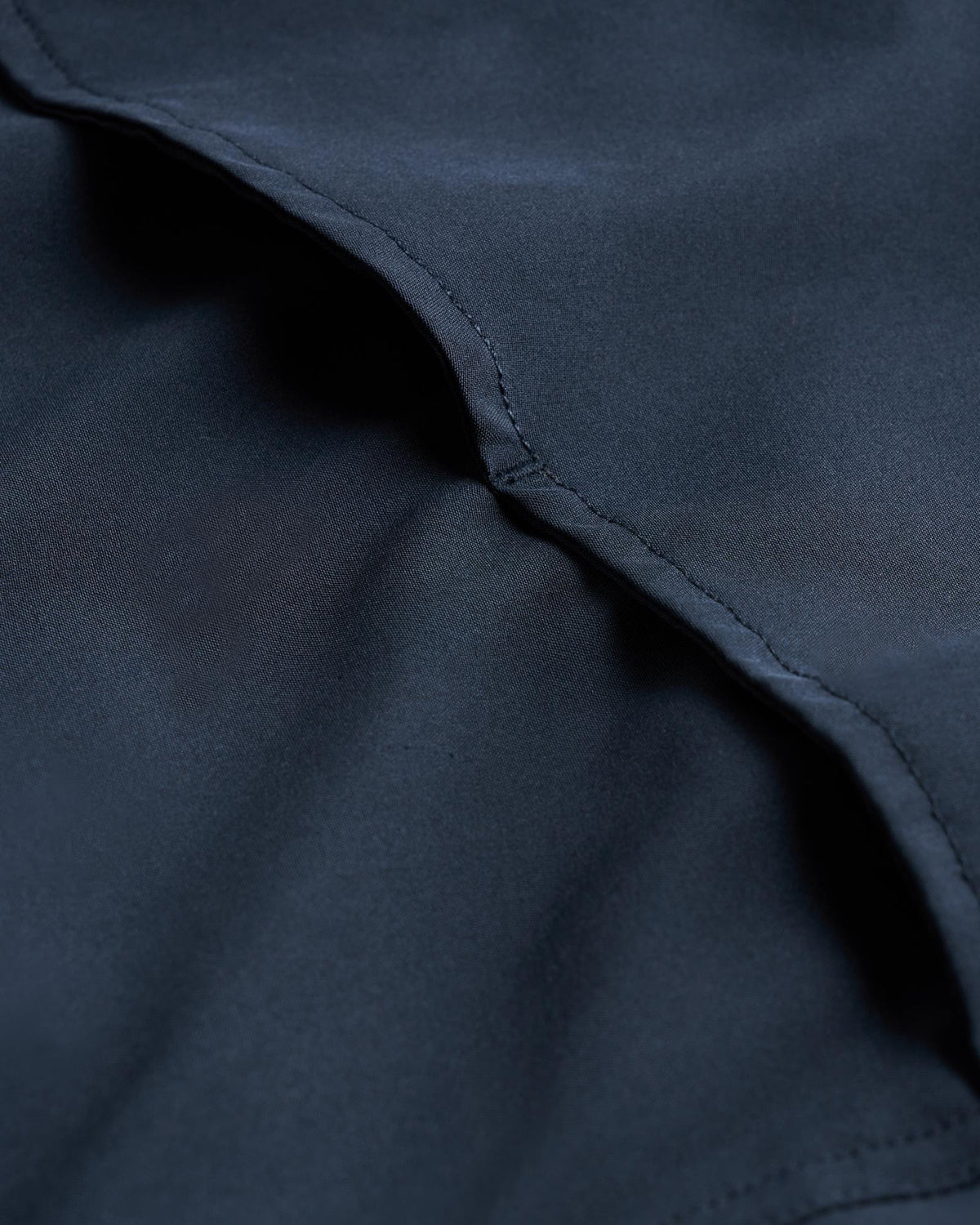 Closeup detail view of Men's Performance Western Pearl Snap SS - Navy