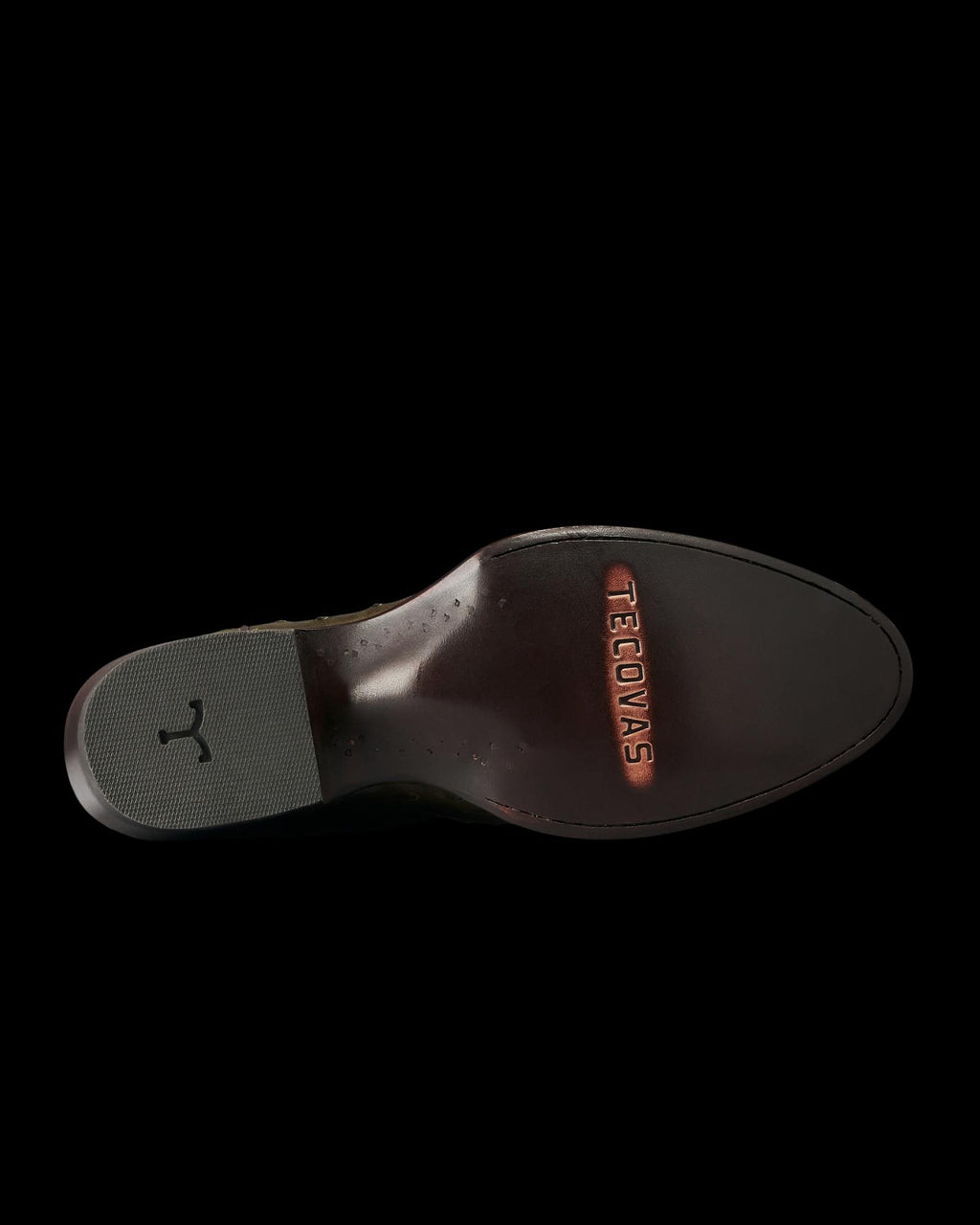 Sole view of The Wyatt - Dark Forest Ostrich on plain background