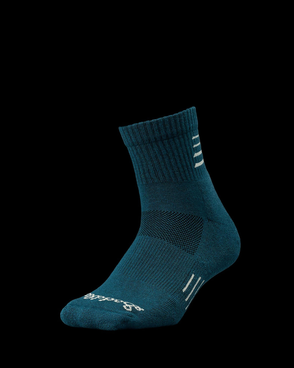 Quarterfront view of Hiker Socks (2-Pack) - Saddle Up Multi on plain background