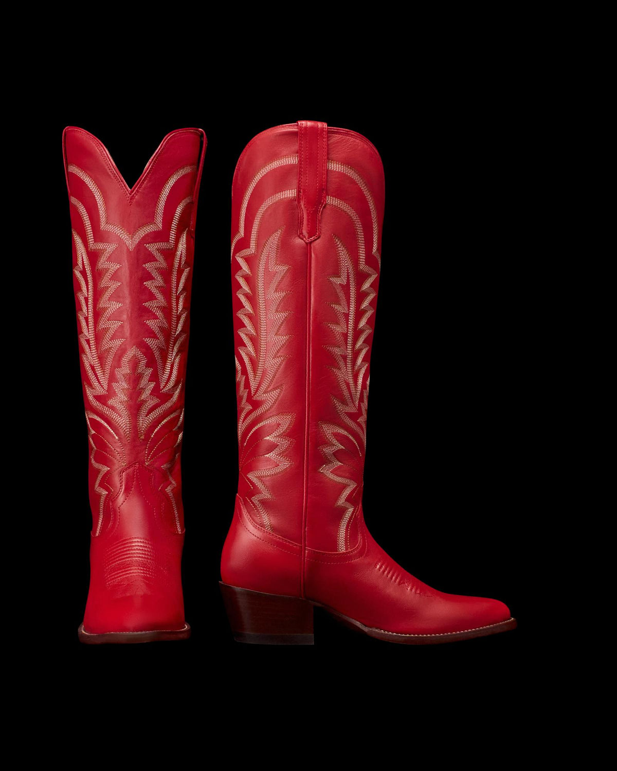Pair view of The Abby - Crimson on plain background