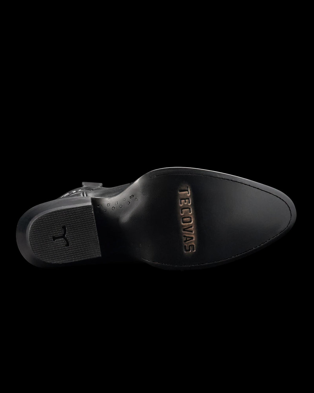 Sole view of The Jane - Midnight Suede on plain background