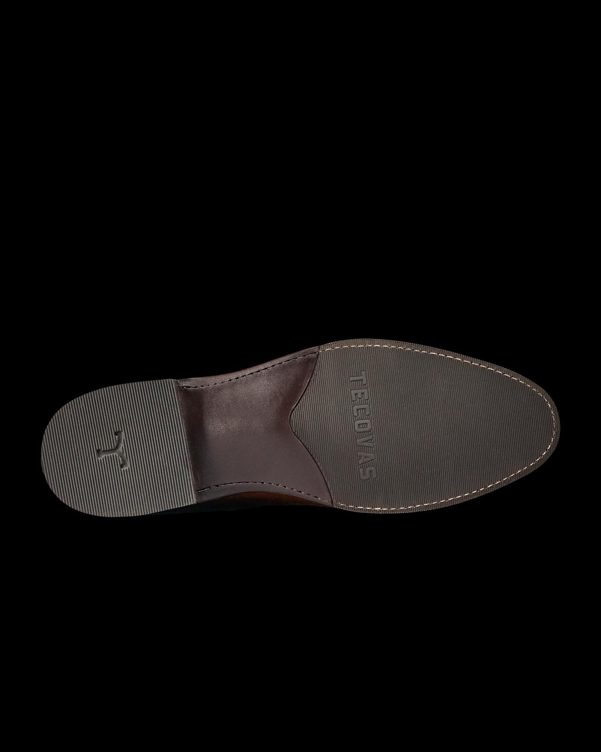 Sole view of The Earl - Husk Goat Roughout on plain background