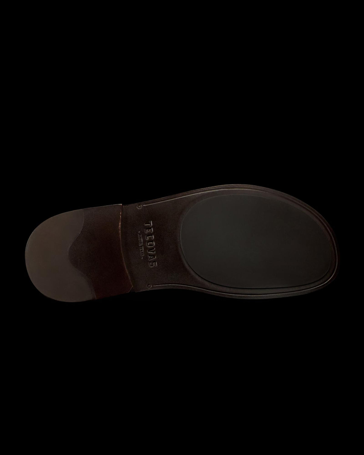 Sole view of The Lexington - Dark Chocolate on plain background