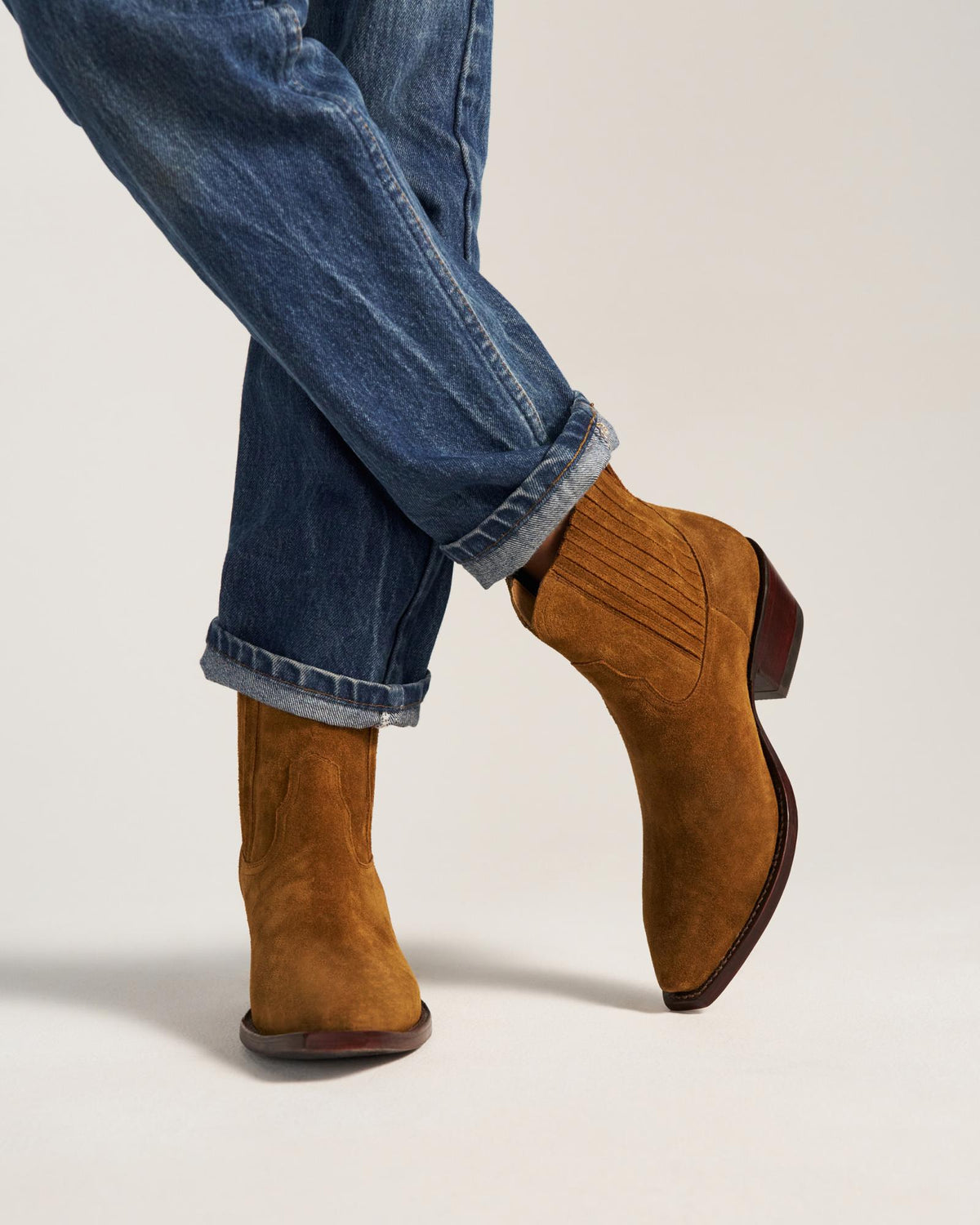 View of The Piper II - Sienna Suede