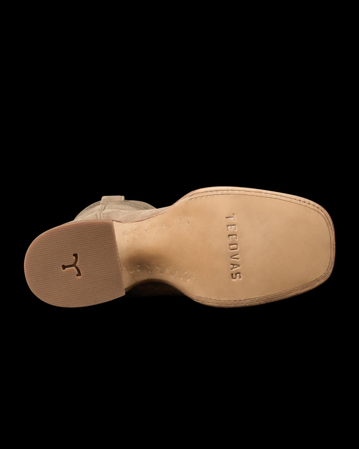 Sole view of The Doc - Gravel Suede on plain background