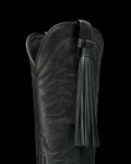 Closeup view of Tassel Boot Charm - Midnight