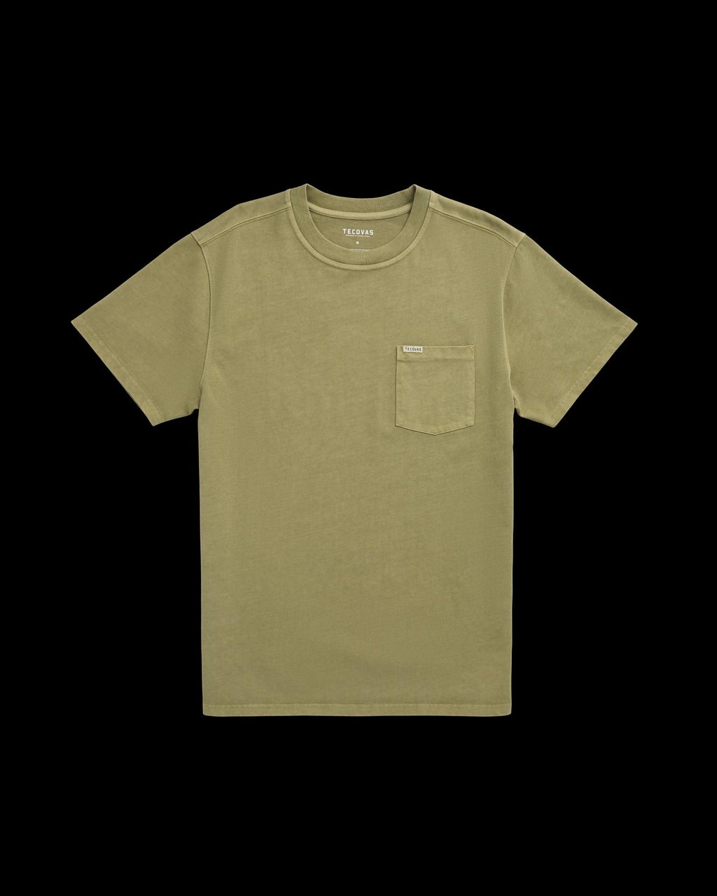 Closeup detail view of Men's Standard Issue Pocket T-Shirt - Washed Sage