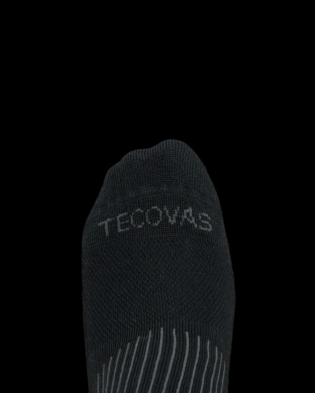 Toe view of Crew Socks (3-Pack) - Brown/Tan/Black on plain background