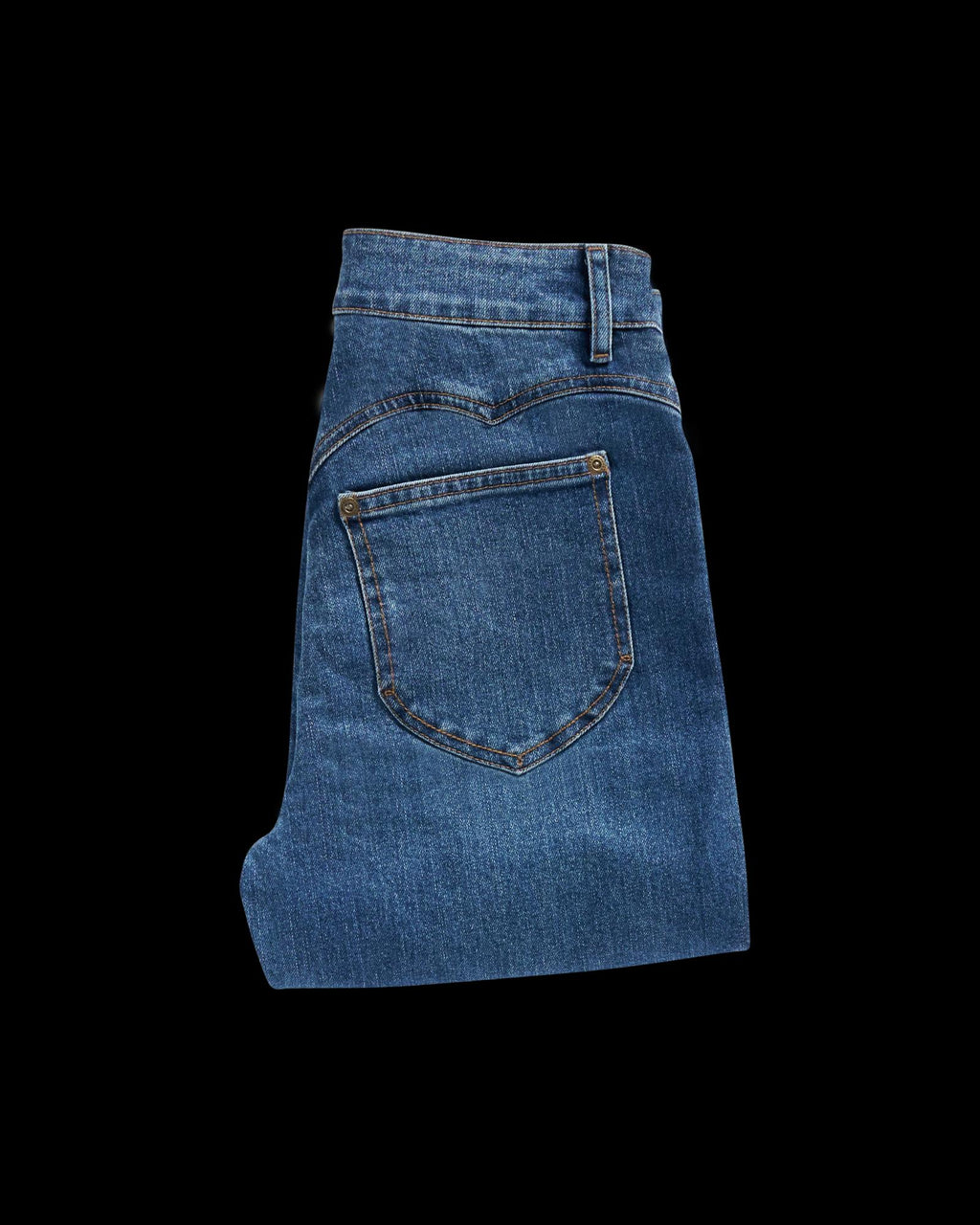 View of Women's Vintage High Rise Jean - Medium Wash 