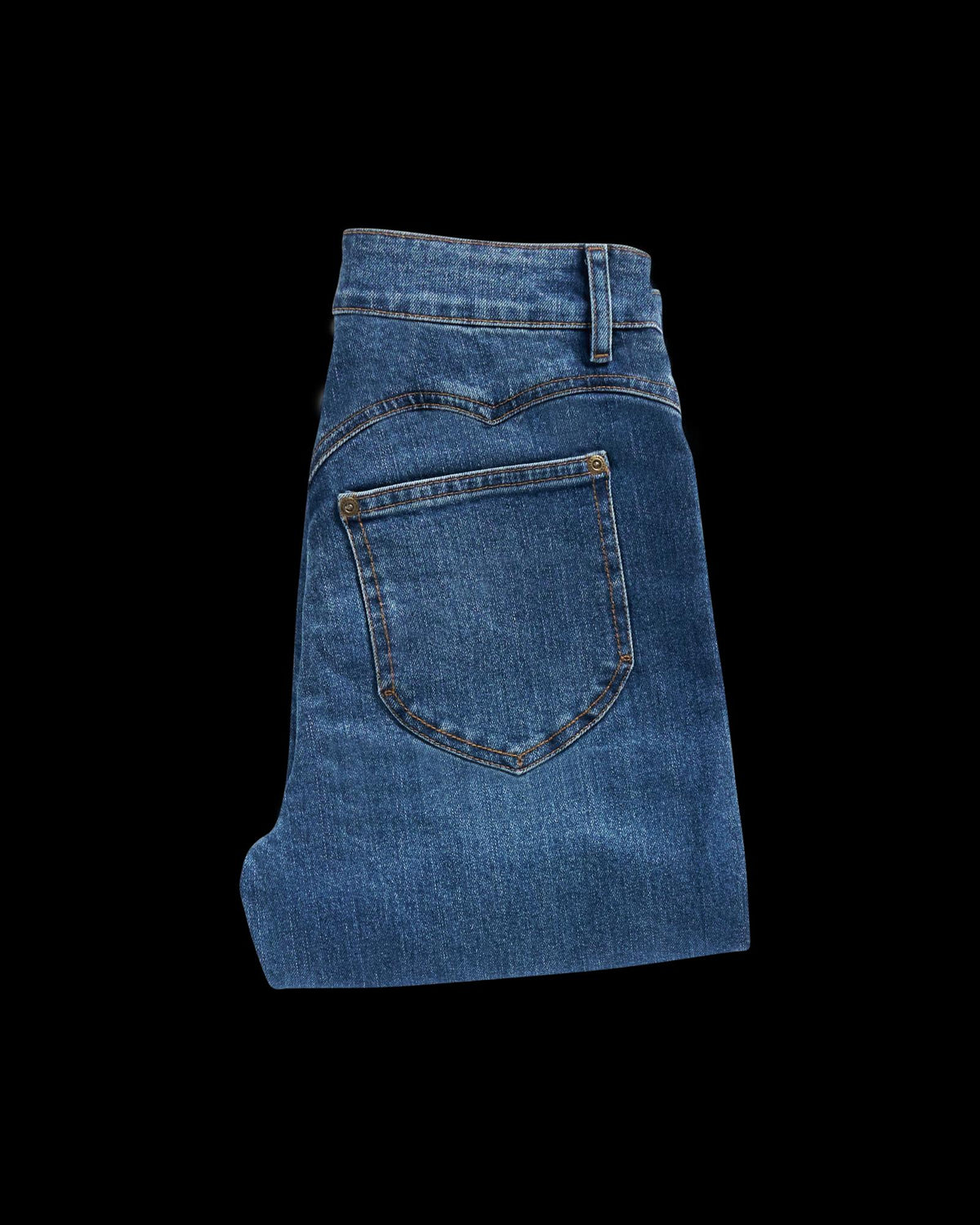 View of Women's Vintage High Rise Jean - Medium Wash 