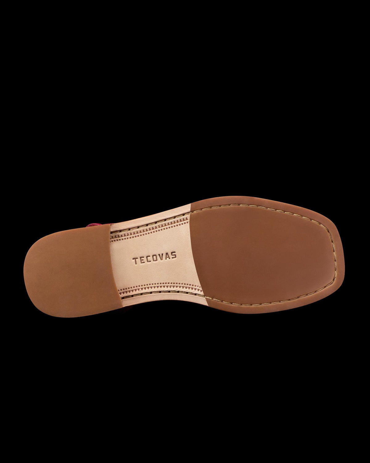 Sole view of The Blakely - Cherry on plain background