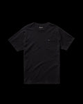 Closeup detail view of Standard Issue Pocket Tee - Black