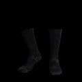 Pair view of Men's Mid-Calf Sock - Midnight on plain background