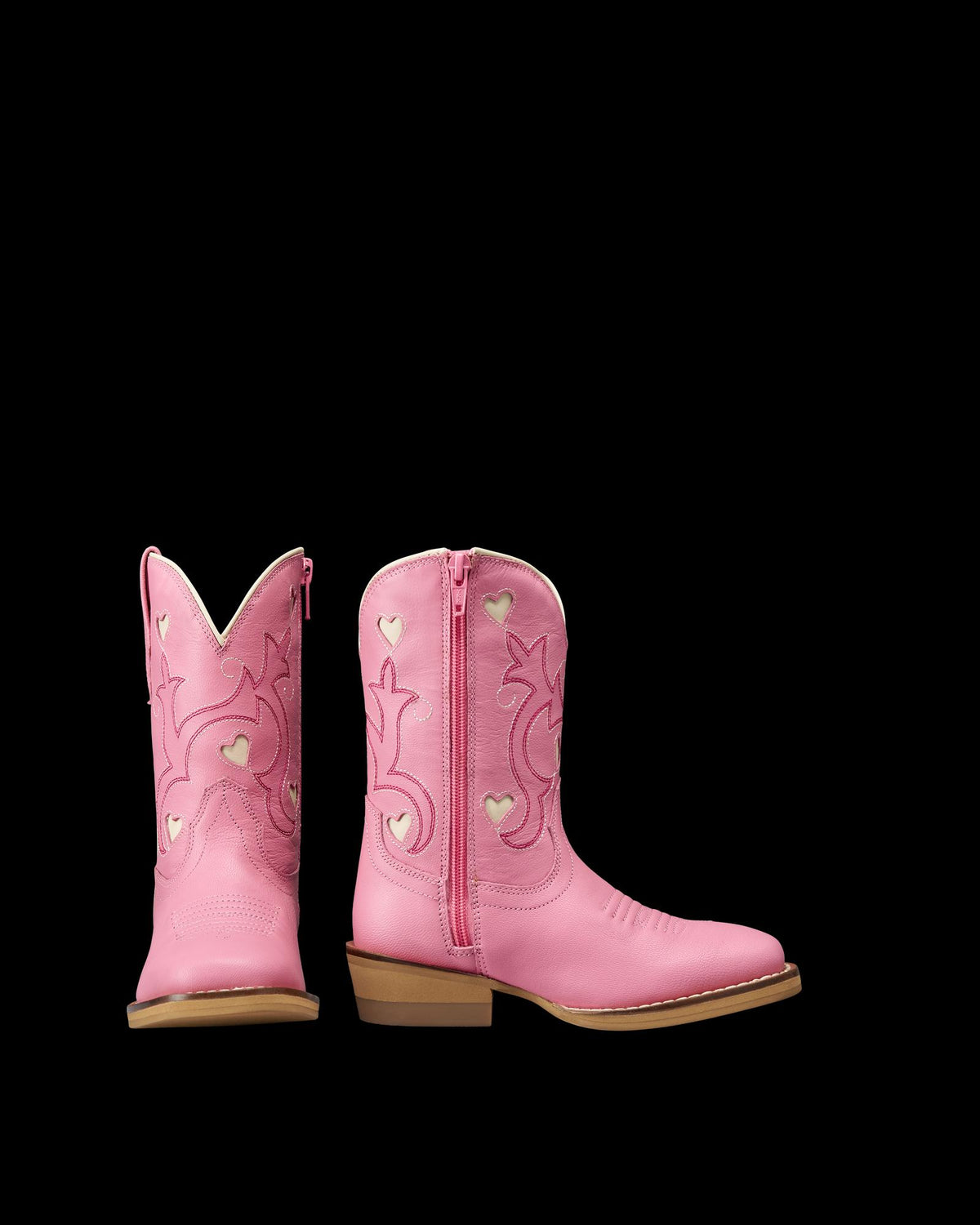 Pair view of The Annie Hearts Toddler - Wild Rose on plain background
