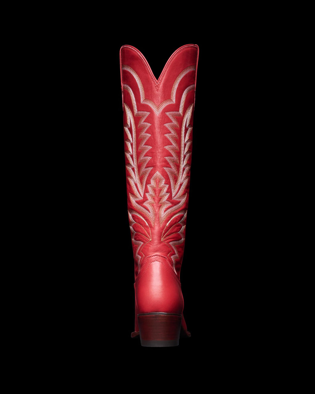 The Abby Wide Calf - Crimson