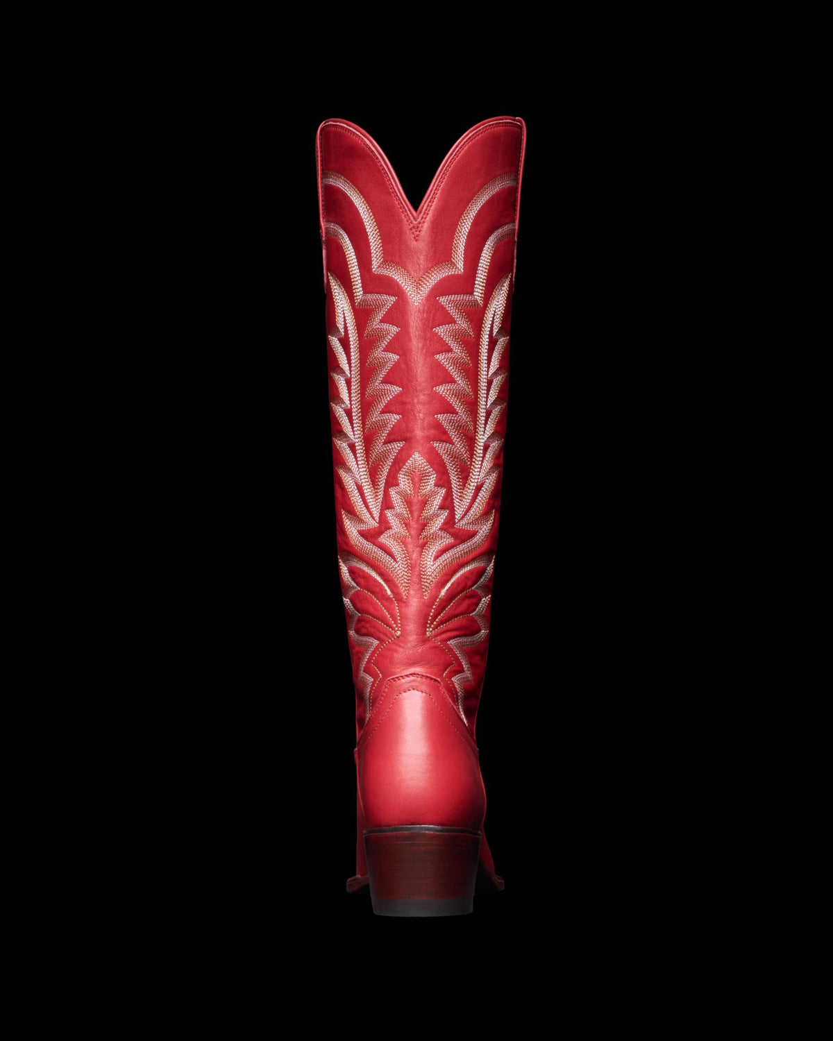 The Abby Wide Calf - Crimson