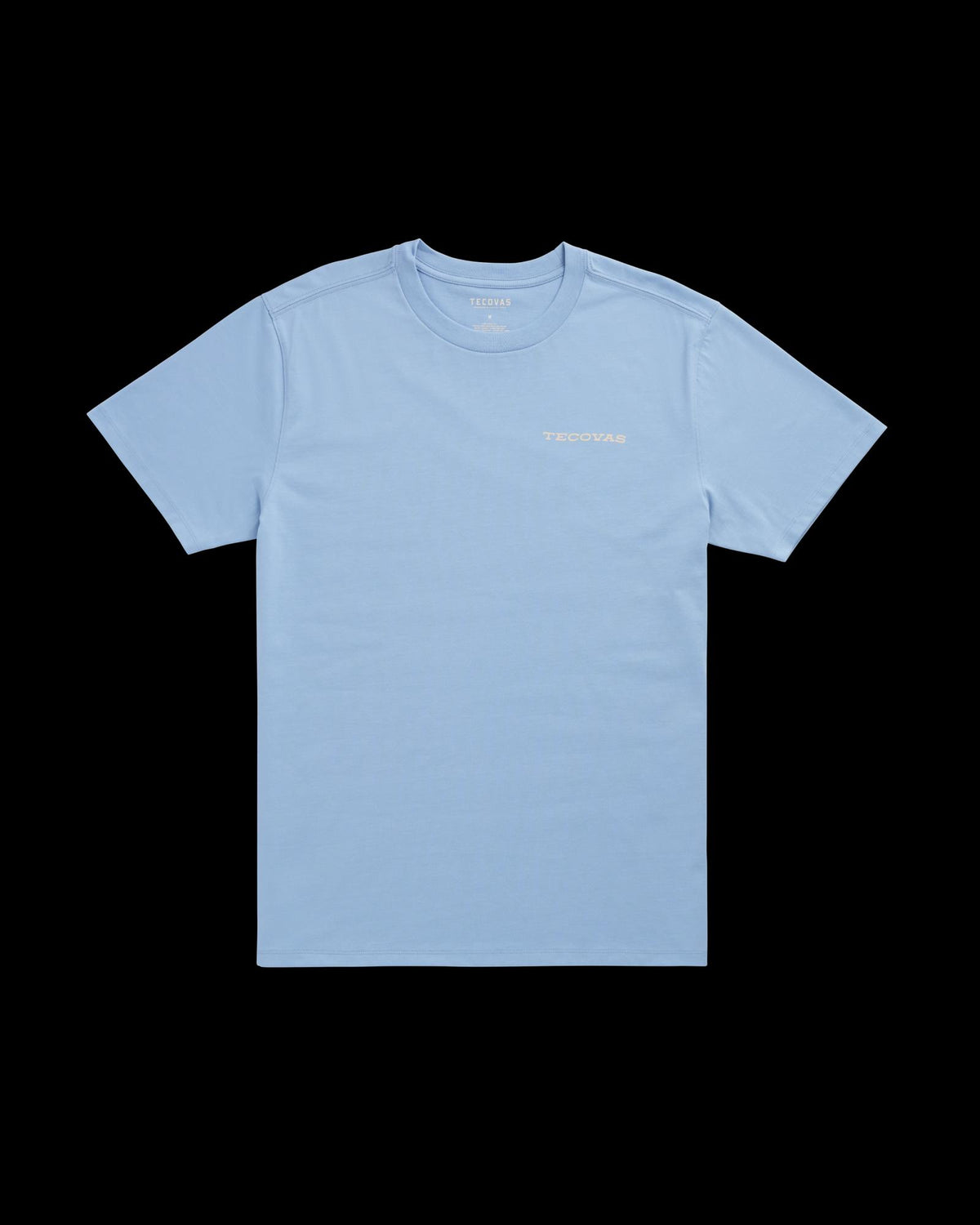 Front view of Men's Roadrunner T-Shirt - Chambray/Bone on plain background