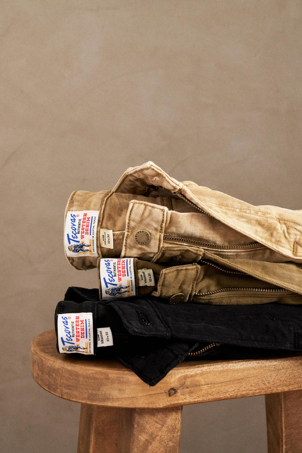 Men's Slim Straight Stretch Twill - Khaki