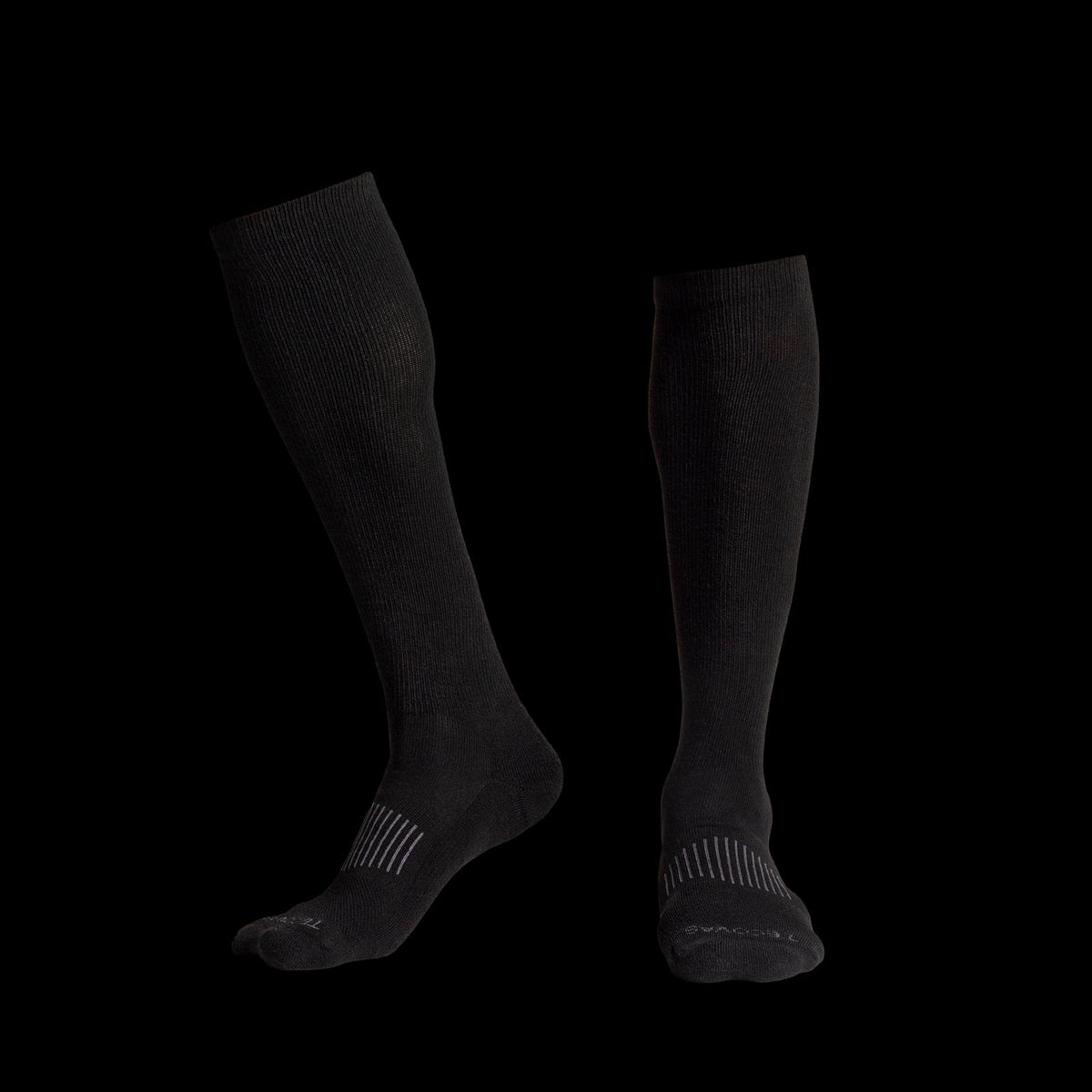 Pair view of Boot Socks - Midnight on plain background