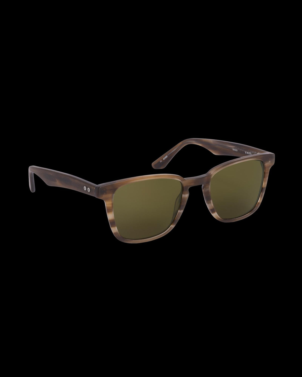 Quarterfront view of Tecovas x KREWE Vindel - Matte Kombu on plain background