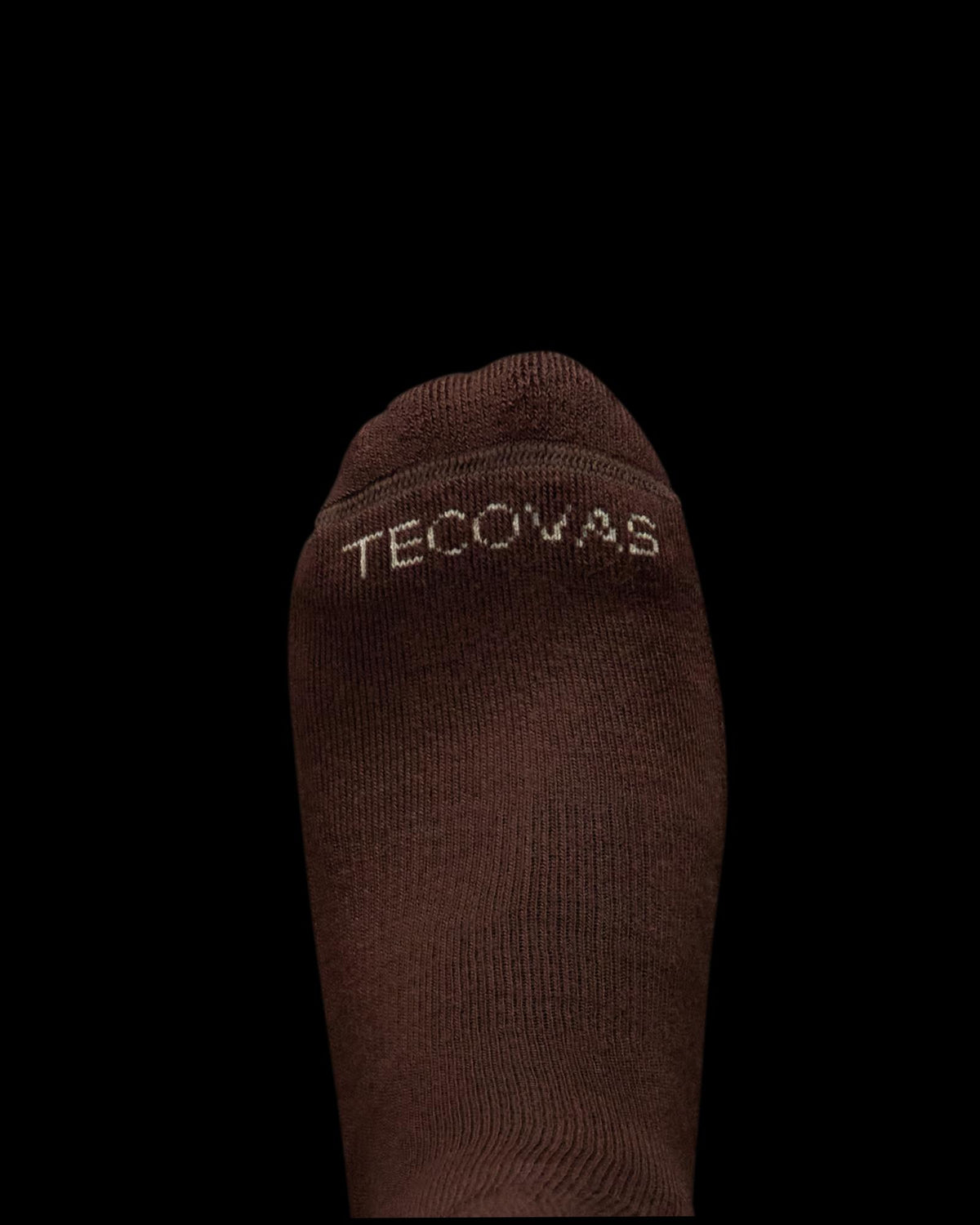 Toe view of Crew Socks (2-Pack) - Texas Rattlesnake Cream on plain background